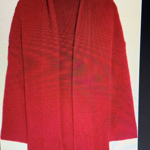 $1295 Haider Ackermann Red Cardigan Sweater Small - Picture 7 of 7